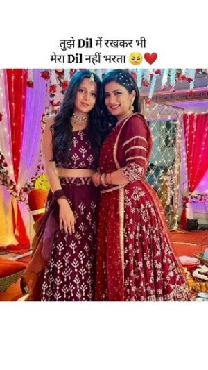 Damini Dave Instagram - 🥺❤️
@mehta_lakshmi @daminidave08 💌
.
.
.
.
#mehtalakshmi #daminidave #comment #love #fashion  #beautiful  #followme  #cute #fitness #style #music  #friends #like #explorepage  #meckup #actor  #dangaltvchannel #dangaltvindia #dangaltvfamily  #dangaltvallserial #dangalqueens #dangaltvshow #dangaltvactors #dangaltvserial #reel #trending #instagram