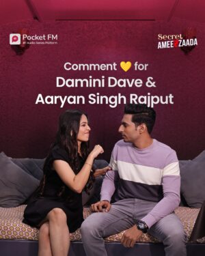 Damini Dave Instagram - Comment and let us know, who’s your favourite duo out of all? P.S. You can’t say “All of them”.❤️💛🤍💙💚

#PocketFM #AudioJourney #pocketfulofjoy #audioentertainment #audioseries #writeforpocketfm #storytellers #celeb