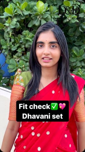 Dayalu Shemmozhi Instagram - Guess NORTH INDIAN outfit❤️

#southindianfashion #dhavaani #redgreengoldtheme