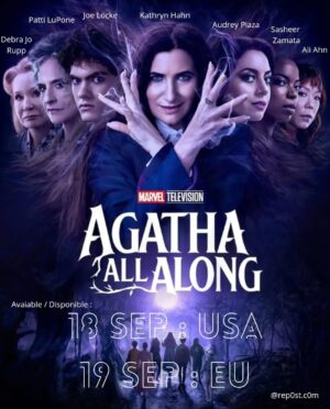Debra Jo Rupp Instagram - The new AGATHA ALL ALONG series is available tomorrow in the USA and Canada, and the day after tomorrow in Europe !
The first season consists of 9 episodes broadcast between 18 September and 30 October! The first 2 episodes arrive tomorrow on Disney  !

#agathaallalong @motherhahn