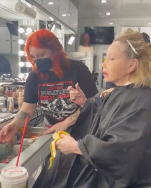 Debra Jo Rupp Instagram - Just living’ the glamorous life. These guys were amazing.