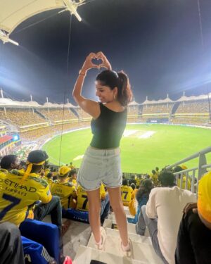 Dipshi Blessy Instagram - Oh @chennaiipl  50th win at Chepauk ❤️❤️ 
truly deeply madly in love with you ❤️🥹