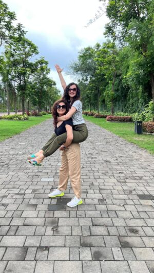Drashti Dhami Instagram - 2007 to 2023 that’s how long it took us to take our girls trip again. So many years later but it felt just the same and yet so different. Madness levels were still going strong, but from a trip full of shopping and partying it was now a trip with wellness, nature and bliss. Thank you @fazlaninaturesnest for such a wonderful experience and your impeccable hospitality. Cheers to many more trips in the future and hopefully next time around it doesn’t take us 16 years 😂😂. 🧿🧿🧿🧿 #natureatitsbest #wellness #girlstrip .