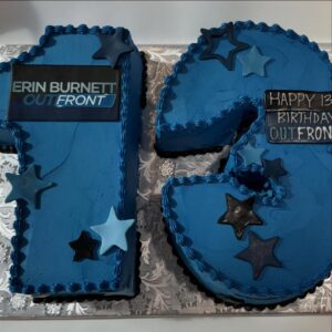 Erin Burnett Instagram - Breaking news: it’s our birthday! We’re celebrating 13 years of OutFront on @cnn. That’s more than 3,000 shows…and counting! Thank you all for watching.