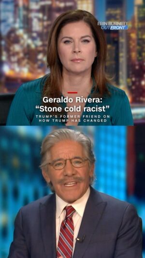 Erin Burnett Instagram - Erin Burnett speaks to Trump’s former friend Geraldo Rivera about why he is supporting Kamala Harris. He goes on to call Trump’s rhetoric “stone cold racist.” #cnn #geraldorivera #trump #trump2024 #election #election2024 #vote #border
