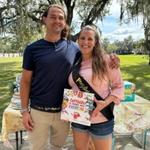 Felicia Spencer Instagram - Never got around to sharing photos, but thank you to everyone who came out to the baby shower last month! We feel the love!  5 weeks out, very excited to meet baby girl! 🧡😁🥳🩷