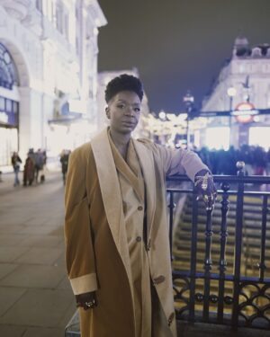 Folake Olowofoyeku Instagram - Every single moment of this journey has been pure JOY! “Mufasa: The Lion King”, is more than a dream come true; it’s a blessing I’ll cherish forever. 💫

Also, a historic moment as my character #Amara, the albino lion villain with blue eyes, is the first-ever character in the “Lion King” franchise to speak with a Nigerian accent; a milestone I’m so proud to bring to life. Thank you, Disney, for welcoming me into this incredible family. My heart is full. 🦁💙✨

Still pinching myself; hopping around the world for a movie I love so deeply feels like magic, and being in London, a city that holds so many cherished childhood memories with my family, makes it all the more special. Grateful beyond words. 🙏🏾🦁✨

#Mufasa #LionKing #Amara #FolakeOlowofoyeku 
#Naija