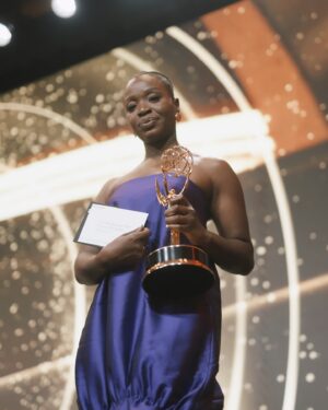 Folake Olowofoyeku Instagram - Congratulations to all the outstanding nominees at this year’s International Emmy Awards and a special cheers to all winners! An incredible achievement! Here’s to the power of storytelling on a global stage. 🌍✨ #InternationalEmmys

🎥: @ali.rasoul 
Stylist: @jlynnstyle18 
Makeup: @iammadgeearle 
Outfit: @gretaconstantine 
Shoes: @asos 
@iemmys