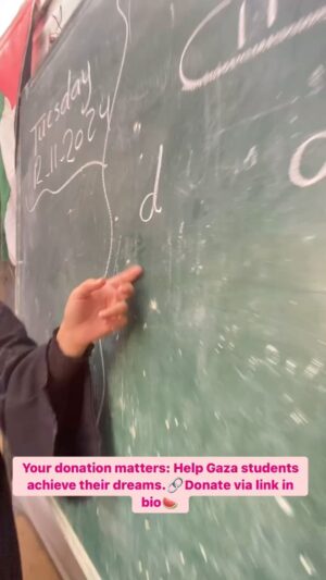 Haley Webb Instagram - Your donation matters: Help Gaza students achieve their dreams.🔗Donate via link in bio🍉

#students #schnee #teach #learn #travel #hom