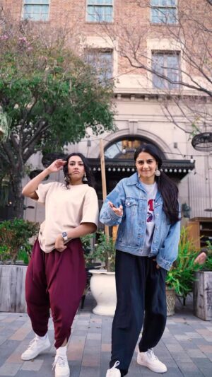 Iman Esmail Instagram - it was such a vibe dancing with this one @tushita.shrivastav 
dc: @_sherin_s 
🎥: @redllama.media