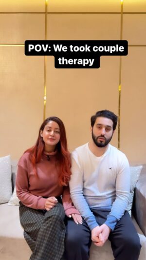 Insha Ghai Instagram - Ankit and I took couple therapy!! 
#bornoninstagram #reelitfeelit #funnyvideos #funnyvideo #couplevideo #meme #couplegoals #couplelove #couplefunny #funnycouples #comedy #waitforit