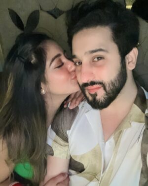 Insha Ghai Instagram - Happy birthday my husband❤️🎂 @ankitkalra.95 
This is my favourite day of the year and I promise to annoy and tease you a little less today!❤️
Thanks for being born 🧿❤️