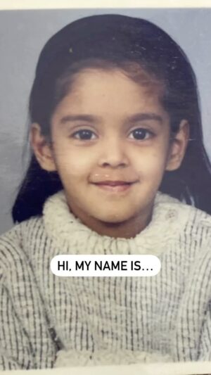 Insha Ghai Instagram - Hi,
You know my name! ❤️🤣
#bornoninstagram #feelitreelit #fashion #cute #babyreel #babygirl #cutereel