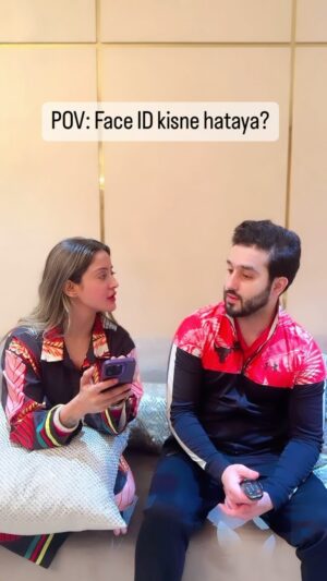 Insha Ghai Instagram - Face ID kisne hataya? 
#bornoninstagram #feelitreelit #funnyreel #funnyvideos #funnycouples #funnycontent #meme #couplegoals #funnyvideo #comedycouple #comedy