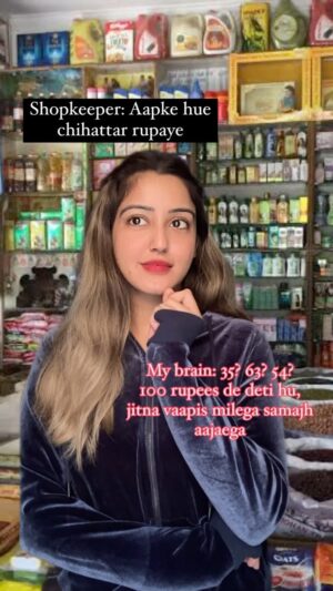 Insha Ghai Instagram - Wish school mai hindi class mai dhyaan se padh leti! 😝
#bornoninstagram #feelitreelit #funnyreel #funnyvideos #meme #comedyvideos #funnyvideos #funnycontent #funnyreels