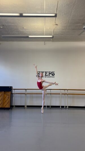 Irina Dvorovenko Instagram - When Elisabeth walked in the studio today and announced her upcoming repertoire for her next gig...our jaws dropped!😱😱We decided to go one pas de deux at a time, starting with Diana and Acteon🏹⚜️💥 (We didn't have a bow&arrow on hand so we used a fan🪭😂) @elisabethsbeyer @stepsonbroadway @blochdanceusa @yagp #ballet #ballerina #variation #privatecoaching #yagp #dance #pointework #pointe #blochgirl #bloch #dianaandacteon