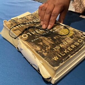 Isabel Wilkerson Instagram - It was 14 years ago today that my firstborn book, The Warmth of Other Suns, came into the world and thankfully found its way into your hearts. 
It took 15 years of gestation, 15 years of research, 15 years of immersion to tell an interwoven story of the Great Migration, a watershed in American history. It took so much time that, when it first came out, I used to say that, if this book were a human being, it would be in high school and dating — that’s how long it took me. 

Here I am with the original tour copy from 2010, the one that the publisher handed me with green and yellow post-its on nearly every page, pointing to passages I should be sure to mention when I spoke about Warmth.

It’s worn out now from the miles it’s traveled, carrying the message of the Migration’s courage and love, its spine cracked and its pages patched with cellophane, the Mylar cover given me by a librarian in Dallas now cracked and torn, too. Years ago, fans started calling it “the Salad.” 

Now, people at speaking events bring me their own well-loved copies for me to sign. Yet I was stunned to see the one from a fan on Long Island, whose book had been read so many times and so intensely that it had split into pieces and was held together with rubber bands. 

Wendy Niles, a retired teacher, stood in line for more than an hour after my talk at Hofstra to show it to me. Like so many Americans, her parents migrated from different places — in this case, different islands in the Caribbean — to make her life in New York possible.

“My parents are all in this book,” she told me. “This is our text.”

On this day 14 years ago, I could not have imagined that I’d still be on tour talking to crowded audiences like this about Warmth. I could never have imagined that this labor of love would still, after all these years, lead its category on Amazon or that people would still be testifying on Goodreads. 

And I surely could never, back in 2010, have dreamed it would be ranked the No. 1 nonfiction book of the century by The New York Times and the 2nd ranked book overall. Eternally grateful to all of you for embracing Warmth from the start, and so very proud of my firstborn.

#thewarmthofothersuns