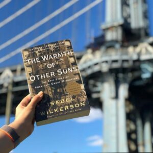 Isabel Wilkerson Instagram - It was 14 years ago today that my firstborn book, The Warmth of Other Suns, came into the world and thankfully found its way into your hearts. 
It took 15 years of gestation, 15 years of research, 15 years of immersion to tell an interwoven story of the Great Migration, a watershed in American history. It took so much time that, when it first came out, I used to say that, if this book were a human being, it would be in high school and dating — that’s how long it took me. 

Here I am with the original tour copy from 2010, the one that the publisher handed me with green and yellow post-its on nearly every page, pointing to passages I should be sure to mention when I spoke about Warmth.

It’s worn out now from the miles it’s traveled, carrying the message of the Migration’s courage and love, its spine cracked and its pages patched with cellophane, the Mylar cover given me by a librarian in Dallas now cracked and torn, too. Years ago, fans started calling it “the Salad.” 

Now, people at speaking events bring me their own well-loved copies for me to sign. Yet I was stunned to see the one from a fan on Long Island, whose book had been read so many times and so intensely that it had split into pieces and was held together with rubber bands. 

Wendy Niles, a retired teacher, stood in line for more than an hour after my talk at Hofstra to show it to me. Like so many Americans, her parents migrated from different places — in this case, different islands in the Caribbean — to make her life in New York possible.

“My parents are all in this book,” she told me. “This is our text.”

On this day 14 years ago, I could not have imagined that I’d still be on tour talking to crowded audiences like this about Warmth. I could never have imagined that this labor of love would still, after all these years, lead its category on Amazon or that people would still be testifying on Goodreads. 

And I surely could never, back in 2010, have dreamed it would be ranked the No. 1 nonfiction book of the century by The New York Times and the 2nd ranked book overall. Eternally grateful to all of you for embracing Warmth from the start, and so very proud of my firstborn.

#thewarmthofothersuns