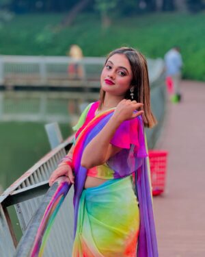 Jannat Toha Instagram - saree: @btexclusive_9 💚✨
