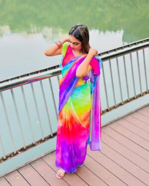 Jannat Toha Instagram - saree: @btexclusive_9 💚✨