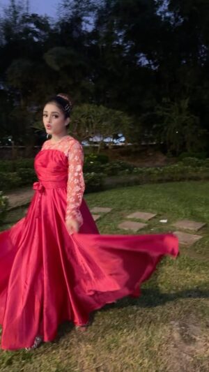 Jannat Toha Instagram - dress: @suggar_clothing ❤️