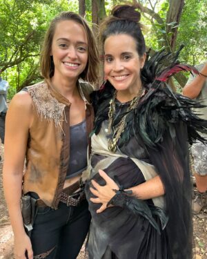 Jenna Leigh Green Instagram - Behind the scenes shots from Decade of the Dead! What a crazy ride this was, shot all on location on the stunning island of Oahu, Hawaii! Available to stream NOW on @appletv.