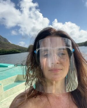 Jenna Leigh Green Instagram - Behind the scenes shots from Decade of the Dead! What a crazy ride this was, shot all on location on the stunning island of Oahu, Hawaii! Available to stream NOW on @appletv.
