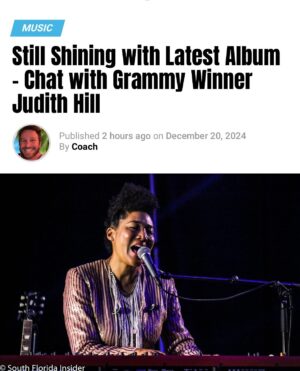 Judith Hill Instagram - Looking forward to rocking out at the Pompano Beach Jazz Fest January 25th.  Thanks to South Florida Insider for the write up!