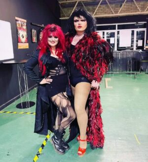 Julia Hamer-Bevis Instagram - Thinking of you shitface @mitchellstarr93 we need to dress up and flounce!