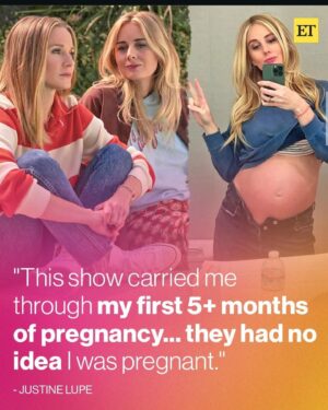 Justine Lupe Instagram - Wanted to just make clear, because my words have (I’m sure with good intention) been cut up and rearranged into a misleading story a few times now- I want to  clarify that the cast and crew did know I was pregnant as soon as it was safe to share. As women who have carried a baby know, there is a higher risk of miscarriage in the first few months of pregnancy so it’s emotionally risky to share too early. I only care to make this clear because EVERY single person on this set made sure I was cozy and taken care of. @kristenanniebell ran around her living room in a sheet mask screaming in celebration when she found out and vowed to make this experience as cushiony and sweet and soft as possible. An also pregnant @erinfoster gave me a huge hug when I told her and eased any worry I may have had about working around it. @negar_ali_kline and her crew came in every single week and refit me, as every single week there was a different bump, and body. @allygreven meticulously adjusted my outfits on set every day. And as I mentioned @adrianpengcorreia made sure I was shot in a way that serviced the character but also me personally. He literally took care of me. Every single @netflix exec on set came up and congratulated me. We had a set with FOUR pregnant women! I say this all because there is a narrative that it’s a death sentence of sorts to become a mother in this industry. That your career will be over. That there isn’t room for us when we transition into this AWESOME new chapter of our lives. This new version of ourselves. And the narrative isn’t based on nothing, there is a long history of this being the case, but I do think that things are changing!  I’ve been lucky enough to see some of my best friends do some bonkers incredible work pregnant or as new moms and it’s been hugely expansive. It seems silly to react to headlines being put out there but this set made me feel so safe creatively and interpersonally and I think it’s important for women to hear THIS narrative.