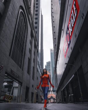 Kaashvi Hiranandani Instagram - u make my spidey sense tingle 🕸🥺
📸: @touretteshoots 🕷 
#kaashplays 
.
.
.
.
.
.
#spiderman #cosplay #bgmi #singapore #marvel #spidergirl #gamergirl