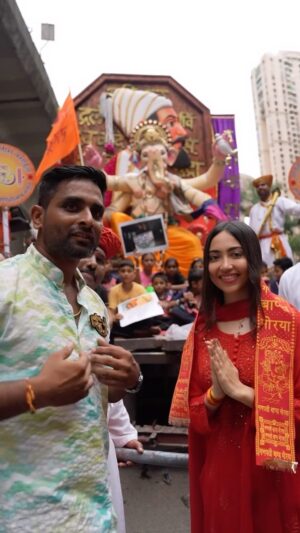 Kaashvi Hiranandani Instagram - गणपति बप्पा मोरया ✨🙏🏻 #kaashplays #bappa 
📸 shot by @deomanish 
.
.
.
.
.
.
.
#mumbai #ganpati #ganeshchaturthi #ganpatibappa #maharashtra #trending #fyp #ganesha #ganpatifestival #bgmi #s8ul