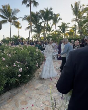 Kelly Noonan Instagram - What a beautiful and extraordinary wedding weekend celebrating Mark and Alex 🤍 The weather was perfect, the people were amazing, and Alex’s wedding dress was the most stunning ever. Only to be outshined by both of their hearts. Highlight was the profound Temescal ceremony 🔥 with Alex and 9 of her besties. Scroll for snaps of mostly Riley and all her precocious and preciousness 🤣