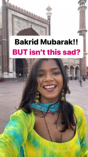 Khyati Shree Instagram - Bakrid Mubarak to all of you. Enjoy the long weekend with friends and family with feast and festivities. Have you thought about this issue? I believe getting rid of this practice will make the festival even more joyful. #bakrid #bakridmubarak #eid #eidmubarak #festival