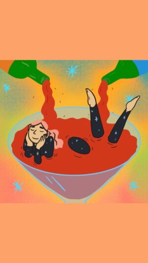 Laura White Instagram - Day in the life 💅💁‍♀️
.
.
#animation #loop #framebyframe #procreate #illustration #girlhood @procreate