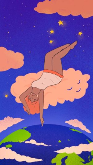 Laura White Instagram - Dreaming ✨💫🌙
.
.
#animation #loop #illustration #procreate #framebyframe #artwork #dreamy