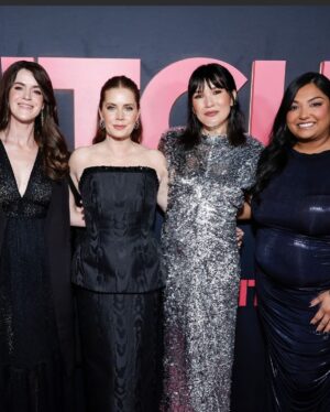 Mary Holland Instagram - Nightbitch premiere! 🐺💫

This movie is feral and visceral and so very powerful. Amy Adams is sublime. Directed by the incomparable Marielle Heller and based on the incredible novel by @raijoy!

In theaters 12.6.2024

Hair/makeup: @arosehairandmakeup 
Dress: @bitestudios