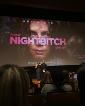 Mary Holland Instagram - Nightbitch premiere! 🐺💫

This movie is feral and visceral and so very powerful. Amy Adams is sublime. Directed by the incomparable Marielle Heller and based on the incredible novel by @raijoy!

In theaters 12.6.2024

Hair/makeup: @arosehairandmakeup 
Dress: @bitestudios