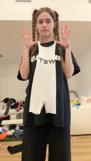 Megan Guthrie Instagram - Trying the viral $20 Yeezy wet jumpsuit