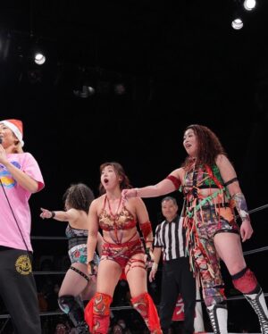 Meiko Satomura Instagram - 仙女2024年の最終戦が終了しました‼️

新木場大会にご来場いただきました皆様、ありがとうございました。

そして、レッスルユニバースで生視聴していただいた皆様、ありがとうございました。

今年は全員大きな怪我なく前向きに終えられたこと、心から感謝いたします。
#SENJO #女子プロレス　2024.12.22