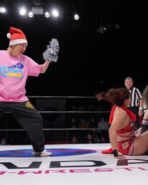 Meiko Satomura Instagram - 仙女2024年の最終戦が終了しました‼️

新木場大会にご来場いただきました皆様、ありがとうございました。

そして、レッスルユニバースで生視聴していただいた皆様、ありがとうございました。

今年は全員大きな怪我なく前向きに終えられたこと、心から感謝いたします。
#SENJO #女子プロレス　2024.12.22