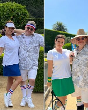 Meredith Salenger Instagram - Happy 7 year anniversary @pattonoswalt!!!! What a happy, beautiful life, full of adventure and kindness and service and support and love and all good things. You and Alice light up my life. Forever and always… right down the line. 💖