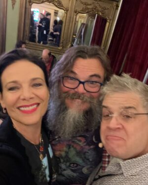 Meredith Salenger Instagram - Happy 7 year anniversary @pattonoswalt!!!! What a happy, beautiful life, full of adventure and kindness and service and support and love and all good things. You and Alice light up my life. Forever and always… right down the line. 💖