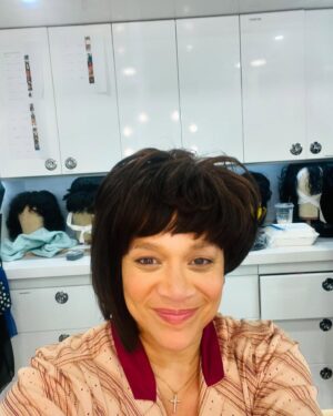 Michole Briana White Instagram - In hair and makeup. Sorting out the look for Season 3. 😍💄💋💇🏽‍♀️How’d we do? #flashbackfriday #bmf #bmfhair #bmfmakeup @bmfhairdepartment @bmfmakeupdepartment
