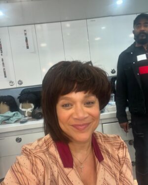 Michole Briana White Instagram - In hair and makeup. Sorting out the look for Season 3. 😍💄💋💇🏽‍♀️How’d we do? #flashbackfriday #bmf #bmfhair #bmfmakeup @bmfhairdepartment @bmfmakeupdepartment