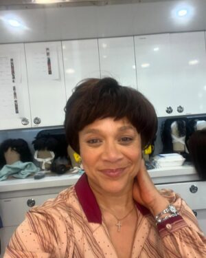 Michole Briana White Instagram - In hair and makeup. Sorting out the look for Season 3. 😍💄💋💇🏽‍♀️How’d we do? #flashbackfriday #bmf #bmfhair #bmfmakeup @bmfhairdepartment @bmfmakeupdepartment