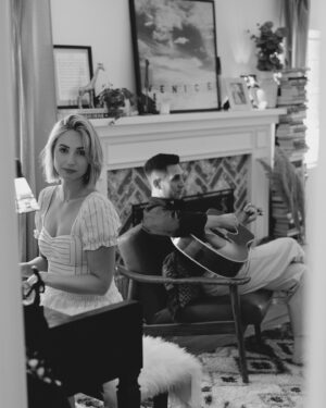 Molly McCook Instagram - i know we’ll look back on this shoot   feel a deep nostalgia for these special years 🩵 Thank you @lucasrossiphoto for being a fly on the wall of our sweet home we’ve built   capturing our life so beautifully ◡̈