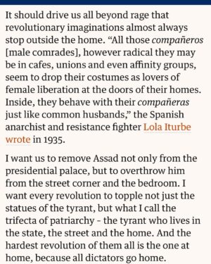 Mona Eltahawy Instagram - I wrote this for The Guardian, with love and solid for all our revolutions and freedom struggles 💜✊🏽❤️