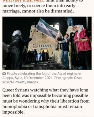 Mona Eltahawy Instagram - I wrote this for The Guardian, with love and solid for all our revolutions and freedom struggles 💜✊🏽❤️