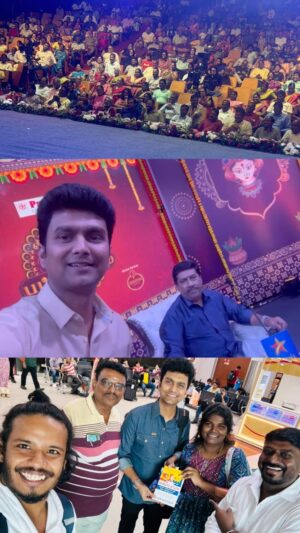 Muthukumaran Jegatheesan Instagram - நல்ல வாய்ப்பு தந்த விஜய் தொலைக்காட்சிக்கும், நன்கு கேட்டு மகிழ்வித்த நவி மும்பை ரசிகர் பெருமக்களுக்கும், என்றும் அன்பு மழை பொழியும் அக்கா @aranthainisha அறிவு வழிகாட்டி அண்ணன் @rajmohanofficial அறத்தின் அடையாளம் அண்ணன் ஈரோடு மகேஷ் எங்கள் வழிகாட்டி ஐயா @g.gnanasambandan அனைவருக்கும் என் நன்றி நிறைந்த வணக்கம் 🙏🏼